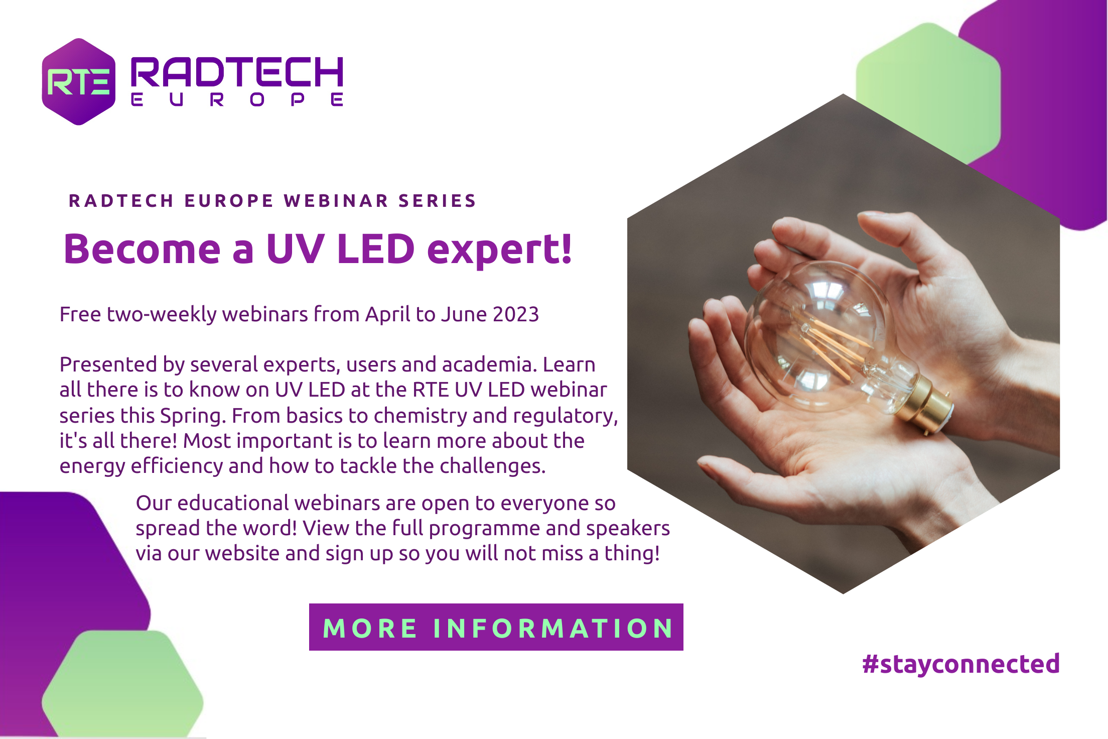 RadTech Europe informing the market on the basics and latest in UV LED